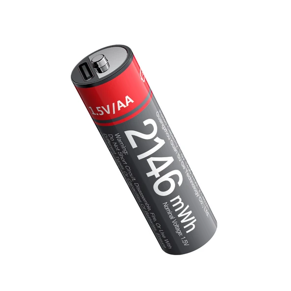 Yesido YP88 4 Adet Şarj Edilebilir Yüksek Verimli 1430 mAh 1.5V AA Pil - Siyah ürün görseli 1