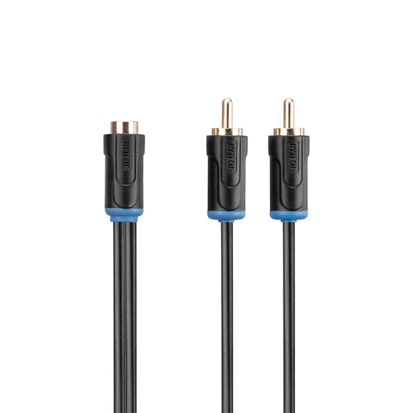 Hytech HY-B105 0.3M Stereo F To 2 Rca M Kablosu ürün görseli 1