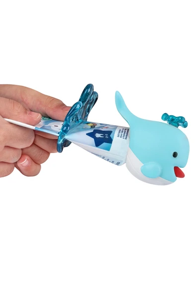 Flipper Balina Mavı Diş Macunu Sıkacağı - Resim 3