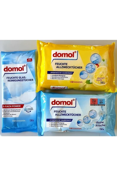 DOMOL Islak Temizlik Bezi Komple Set ürün görseli 1