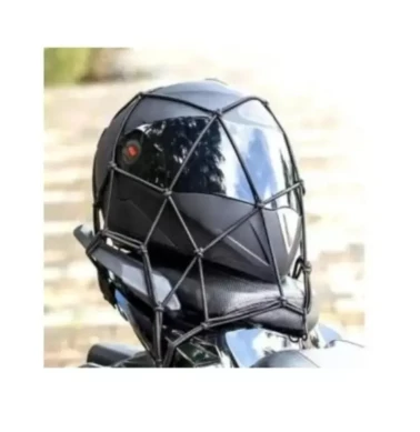 Motorsiklet Kask Filesi Kancalı Siyah - Resim 2