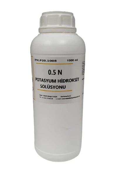 Izmir Teknik 0,5 N Potasyum Hidroksit Solüsyonu -1000 Ml ürün görseli 1