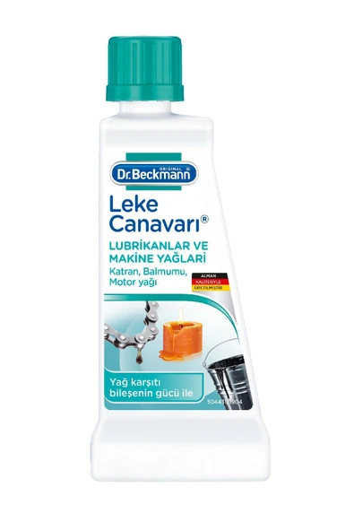 Dr.Beckmann Makine Yağı Leke Çıkarıcı 50 ml – Güçlü Formüllü Yağ ve Gres Temizleyici ürün görseli 1