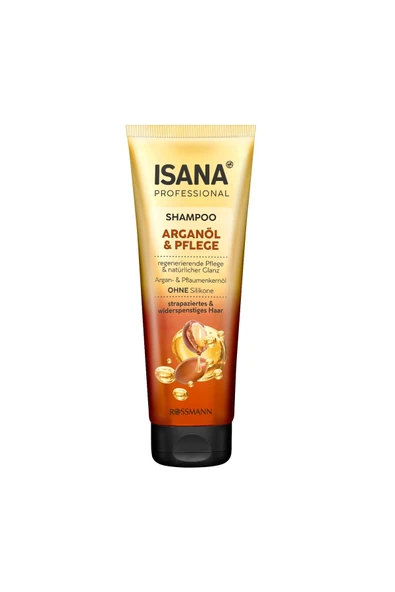 Isana Professional Professional Argan Yağı İçerikli Şampuan Çok Yıpranmış Kuru Saçlar İçin, 250 ml ürün görseli 1
