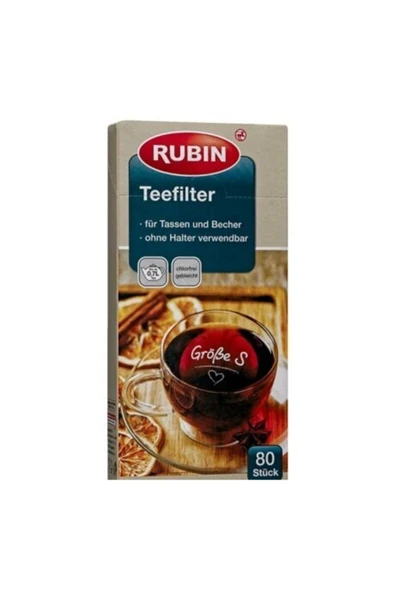 Rubin Çay Filtresi Küçük Boy 80'li ürün görseli 1