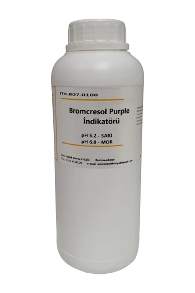 Izmir Teknik Bromkresol Purple Indikatörü -1000 Ml ürün görseli 1