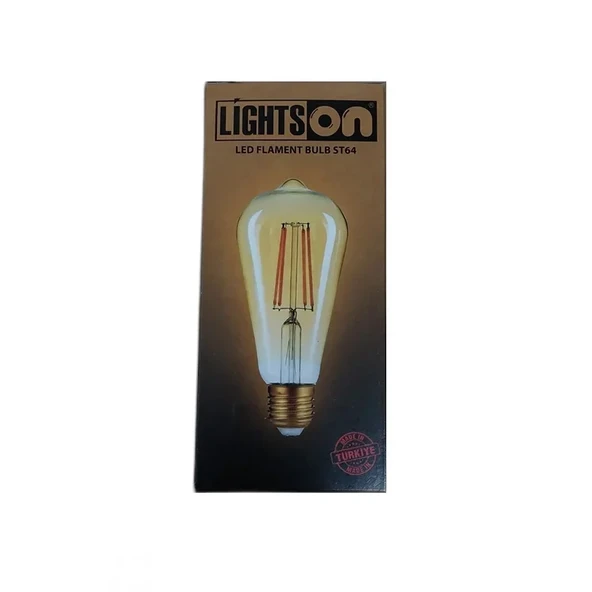 Lightson Led Ecomax Filament Ampul ST64 6W - Resim 5
