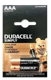 Duracell Alkalin AAA İnce Kalem Pil 2 Adet ürün görseli 1