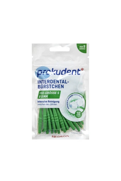 prokudent Yeşil Arayüz Fırçası 0,8 Mm - 5 Mm 32 Adet ürün görseli 1