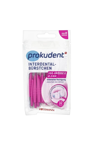 prokudent 0,2 Mm Pembe Diş Arayüz Fırçası - 32 Adet ürün görseli 1
