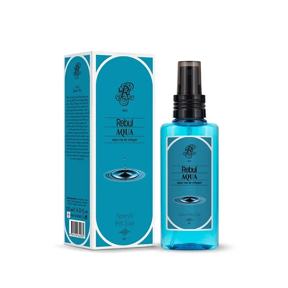 Rebul Aqua 125 ml Pet Spreyli Kolonya ürün görseli 1