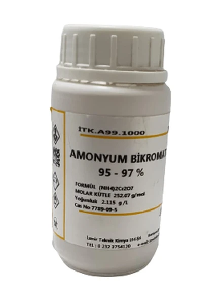 Izmir Teknik Amonyum Dikromat - 250 Gr ürün görseli 1