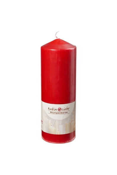 Rubinlicht Kırmızı Mum - 120x60 mm ürün görseli 1