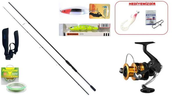 Remixon Double Black 270 cm 20–40 gr & Shimano FX C 3000 FC Spin Seti ürün görseli 1