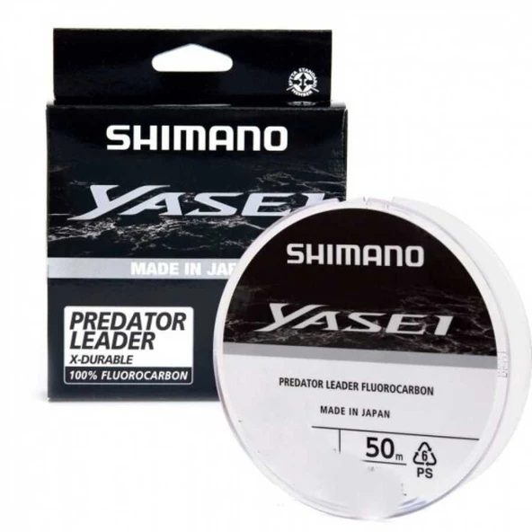 Line Yasei Fluoro Leader 50m 0.22mm 3.59kg Grey ürün görseli 1
