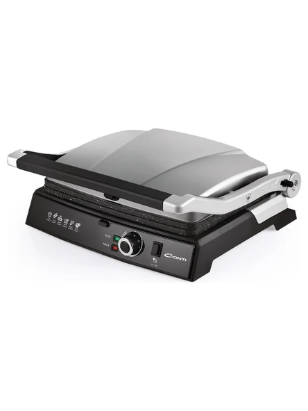 Conti CG-320 Bestost 2000W 6 Dilim Tost & Izgara Makinesi - İnox ürün görseli 1