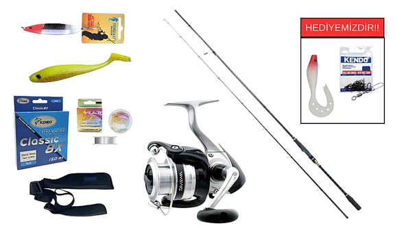 Ryuji Terminator 270 cm 4–35 gr & Daiwa Strikeforce 4000B Spin Seti ürün görseli 1
