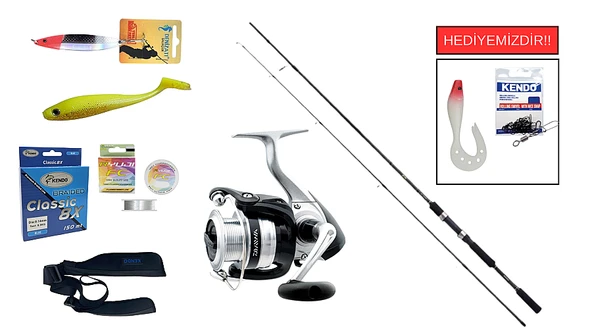 Shimano FX XT 2,70m 14-40g&Daiwa Strikeforce 4000 B Spin Seti ürün görseli 1