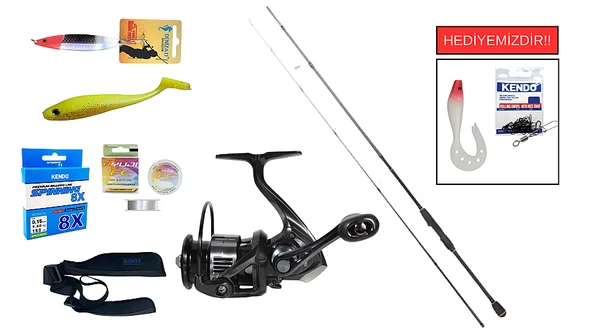 Daiwa RX Lure Game BF 2.70m 10-35gr&Ryuji Infinity 4000M 5+1BB Spin Seti ürün görseli 1