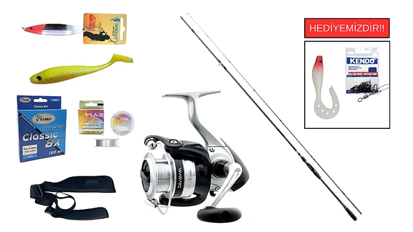 Fujin New Crow 270 cm 10–40 gr & Daiwa Strikeforce 4000B Spin Seti ürün görseli 1