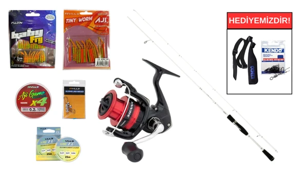 Ryuji Light Style 2.05M 0.5-5 Gr&Shimano Sienna 500 FG LRF Seti ürün görseli 1