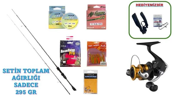 Ryuji Voltage Fuji 183 cm 0–3 gr & Shimano FX 1000  LRF Seti ürün görseli 1