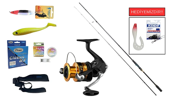 Ryuji Terminator 270 cm 4–35 Gr& Shimano FX 4000 FC Spin Seti ürün görseli 1