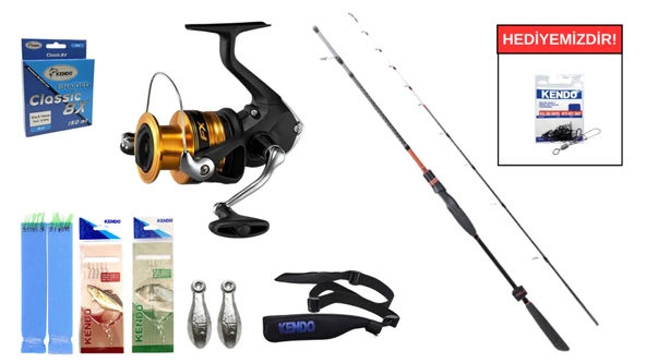 Ryuji Spectra SP 1.85m 50-300gr&Shimano FX 4000 FC Tekne Seti ürün görseli 1