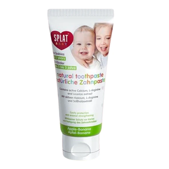 Splat Baby Apple Banana 0-3 Yaş Diş Macunu ve Fırçası 40 Ml ürün görseli 1