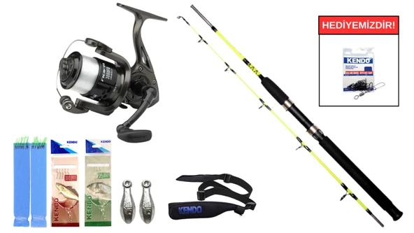 Remixon Pagrus 1.80M 60-120gr&Dam Nova 6000 FD 1BB Tekne Seti ürün görseli 1