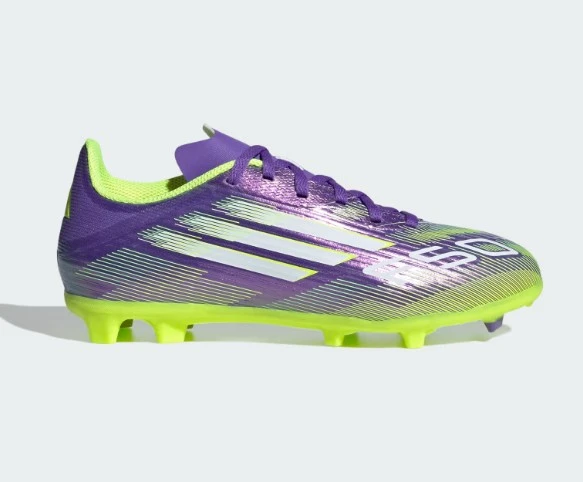 Adidas F50 League Fg/Mg J Çocuk Mor Krampon JH7747 M-201 ürün görseli 1