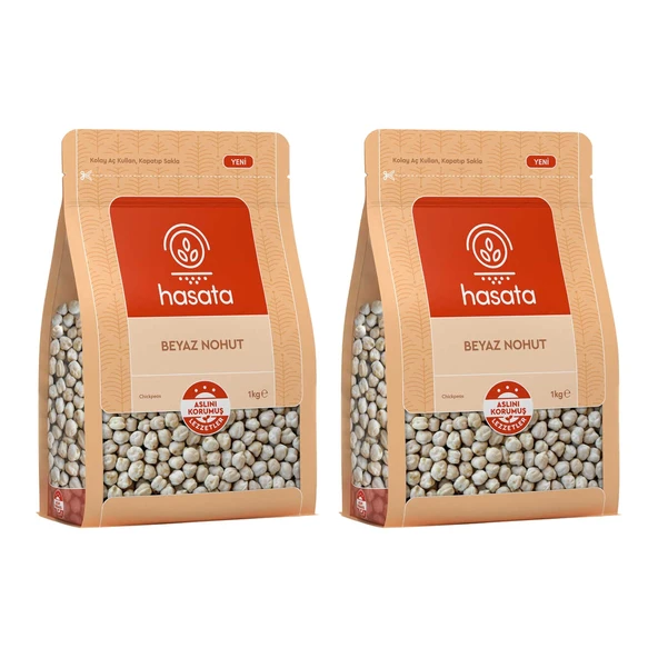 Hasata Beyaz Nohut 1 kg x 2 Adet ürün görseli 1