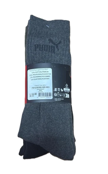 Puma 947110 Elements Crew So 3 Pack 3 Parça-Adet Unisex Çorap - Resim 4