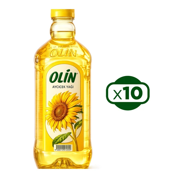 Olin Ayçiçek Yağı 2 lt x 10 Adet ürün görseli 1