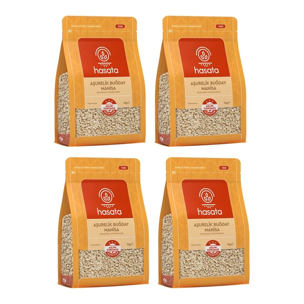 Hasata Manisa Aşurelik Buğday 1 kg x 4 Adet ürün görseli 1
