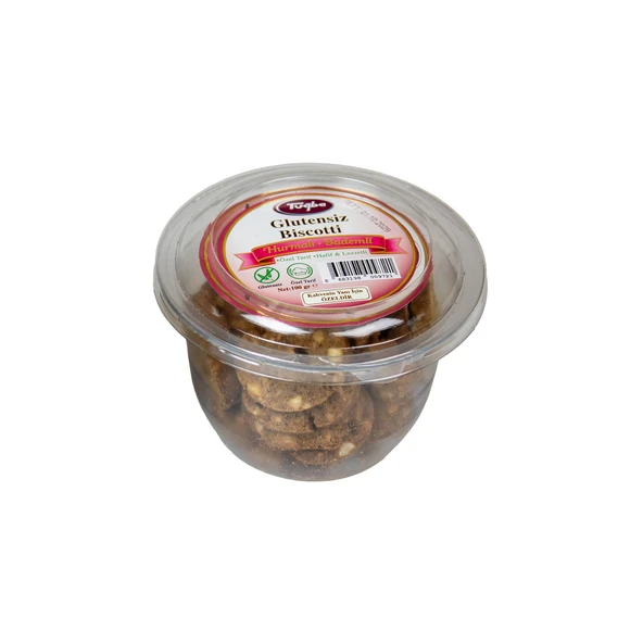 Glutensiz Biscotti (Hurmalı-Bademli) 88 gr ürün görseli 1