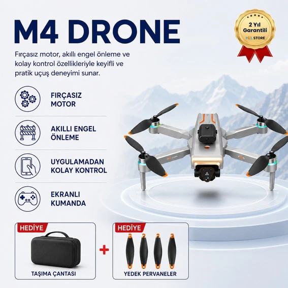 Aerial M4 Engel Tanıma Sensörlü, Katlanabilir Drone ürün görseli 1