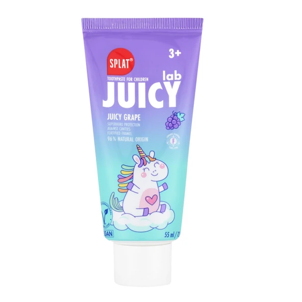 Splat Juicy Lab 3+ Yaş Üzümlü Çocuk Diş Macunu 55 ml ürün görseli 1