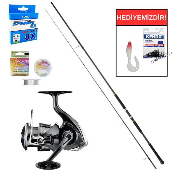 Daiwa New Legalis Seabass 2.72m 14-56gr&Daiwa Crossfire 26 LT 4000C Spin Seti ürün görseli 1