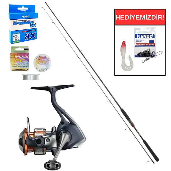 Daiwa Ballistic X S 2.70m 30-70gr&Shimano Nasci FD C5000 XG Spin Seti ürün görseli 1