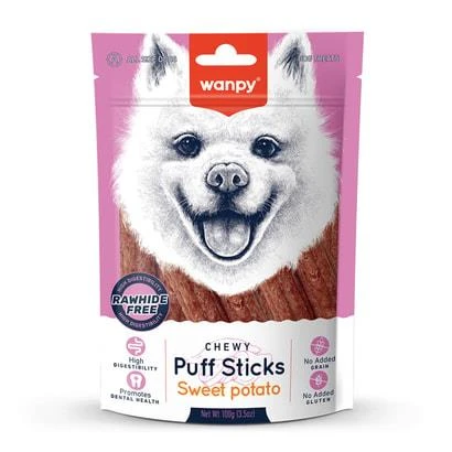 Wanpy Tahılsız Tatlı Patatesli Köpek Çiğneme Ödülü 100 GR ürün görseli 1