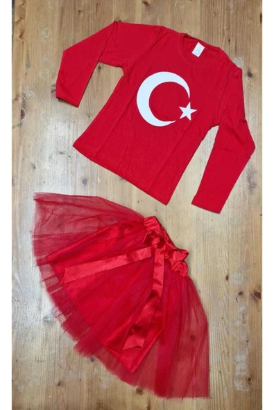 23 Nisan Konbini Tütü Etek Ve Tshirt NBL5897 ürün görseli 1