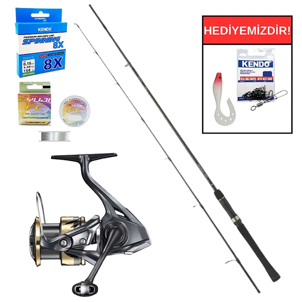 Daiwa Revros 2.74m 14-42 gr&Shimano Ultegra FD 4000 XG Spin Seti ürün görseli 1