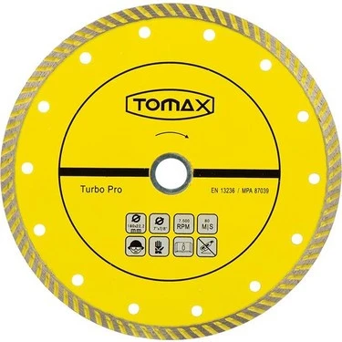 Tomax Turbo Elmas Granit - Mermer Kesici Daire Testere 180 x 2.2 x 22 mm ürün görseli 1
