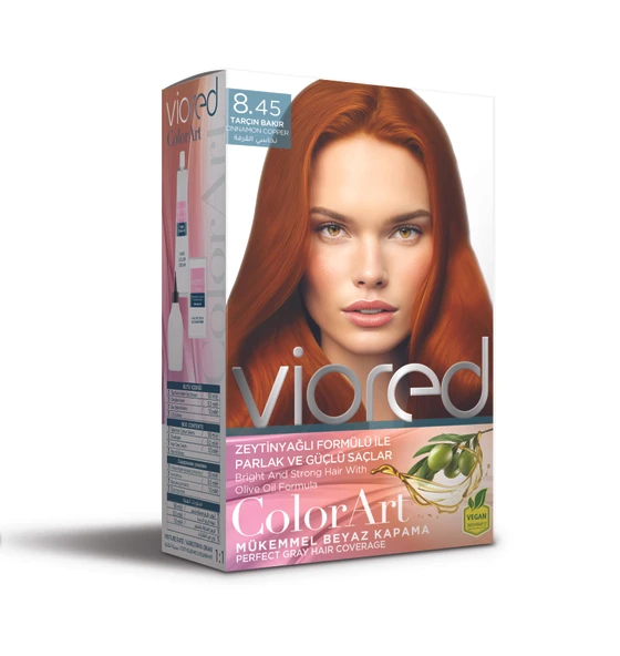 viored ColorArt Set Saç Boyası 8.45 Tarçın Bakır ürün görseli 1