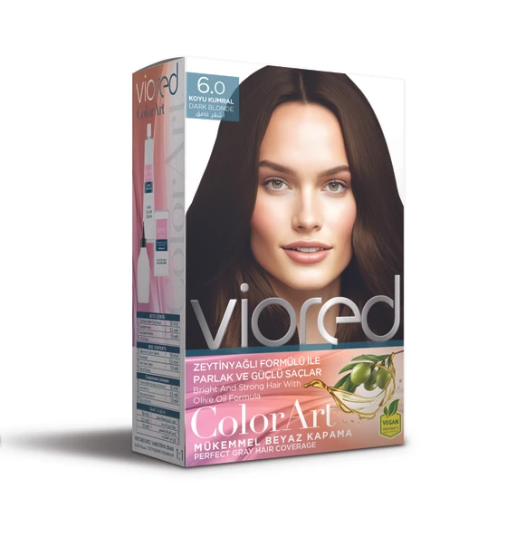 viored ColorArt Set Saç Boyası 6.0 Koyu Kumral ürün görseli 1