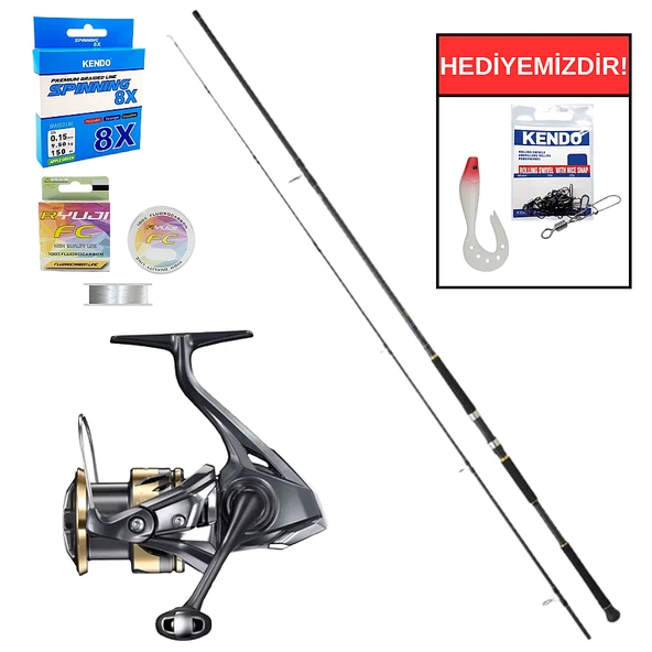 Daiwa New Legalis Seabass 2.72m 14-56gr&Shimano Ultegra FD 4000 XG Spin Seti ürün görseli 1