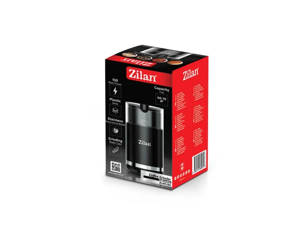 ZLN9280 Elektrikli Kahve Öğütücü | 150 W | Siyah ürün görseli 1