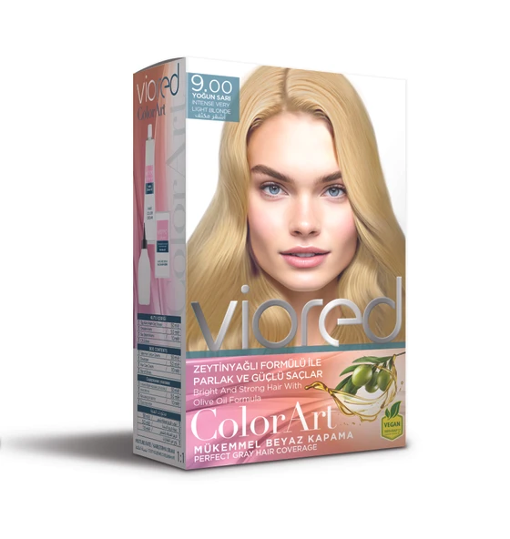 viored ColorArt Set Saç Boyası 9.00 Yoğun Sarı ürün görseli 1