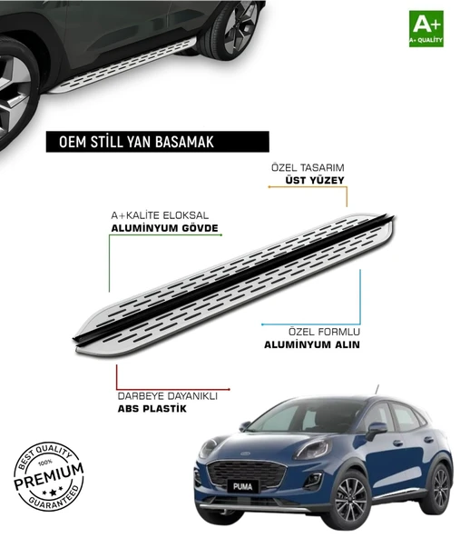 PUMA 2019 2020 2021 2022 2023 2024 2025 ARACA ÖZEL YAN BASAMAK ürün görseli 1